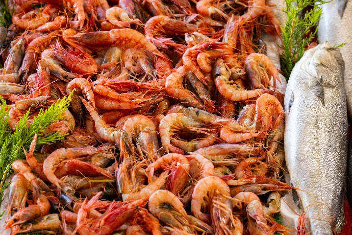 Camarones frescos crudos, distribuidor exclusivo de productos de mar en RD